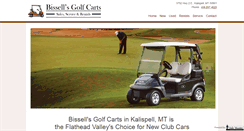 Desktop Screenshot of bissellsgolfcarts.com