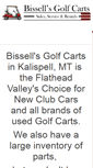 Mobile Screenshot of bissellsgolfcarts.com